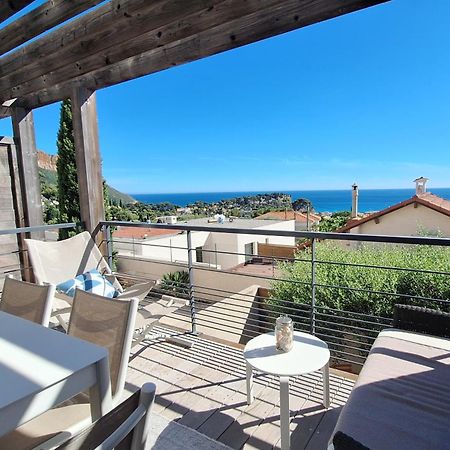 Cassis, le Grand Bleu, triplex vue mer, port plage 10mn à pieds Esterno foto